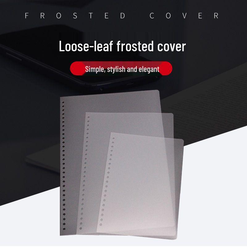 

Матовые обложки из ПП на кольцах для форматов А4/В5/А5 A5 Frosted Cover (45C)