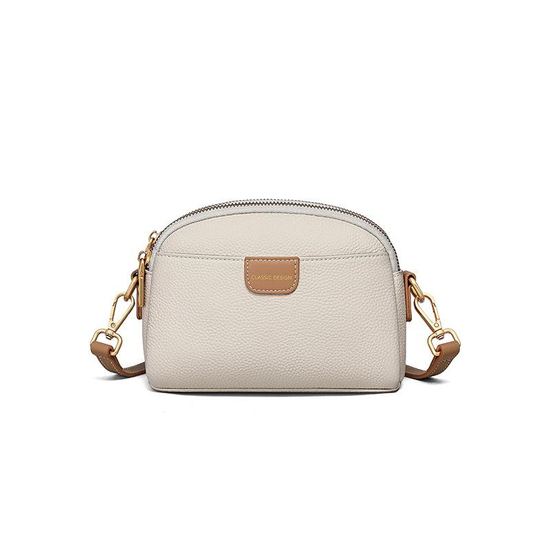 2025 Autumn Winter New Genuine Leather Women's Bag, Phone Bag, High-end Single Shoulder Crossbody Bag, Small Bag, Handbag