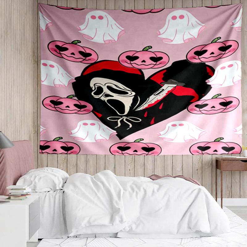 1PC Horror Movie Characters K-pop Music Group Tapestry Accessories for Bedroom,Livingroom, Dormitory Room Wall Decor Fan Birthday Gifts