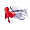 Warning Effect Mini Airplane LED Light Wind Energy Small Aircraft Decoration  Bike Gadgets