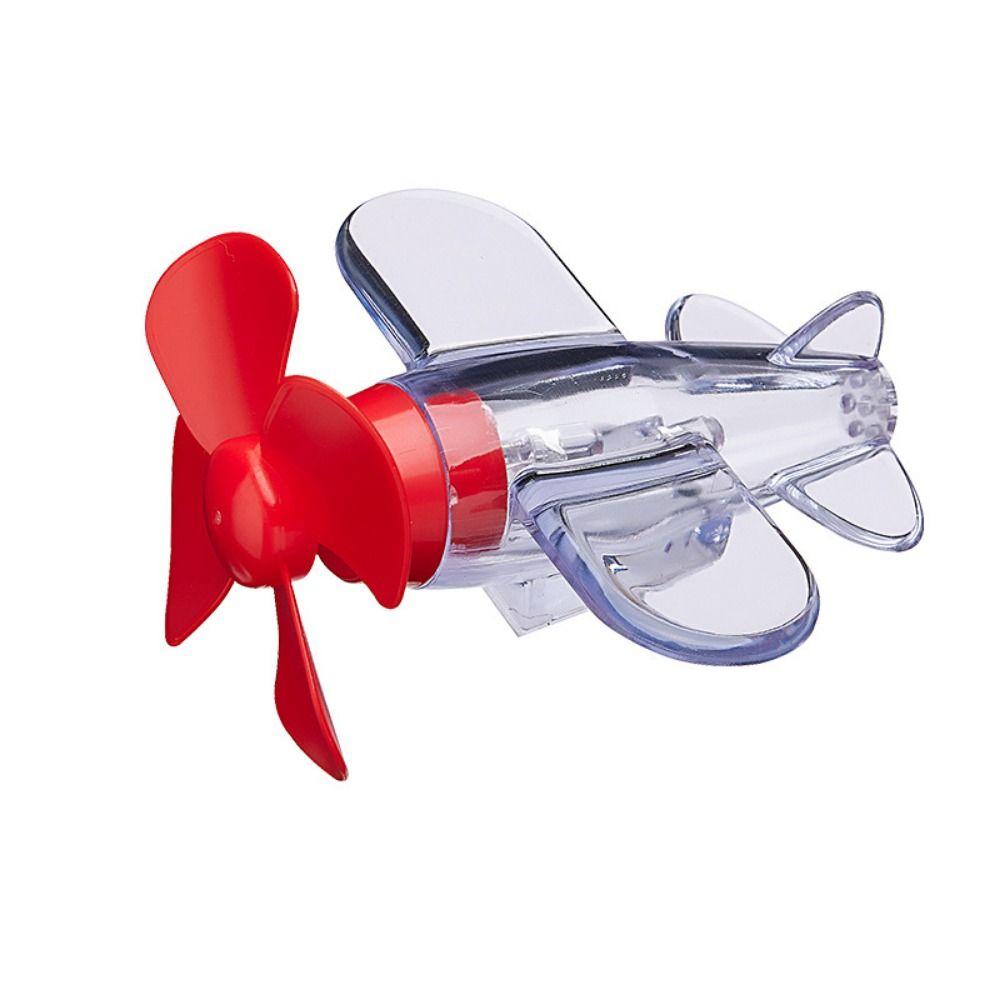 Warning Effect Mini Airplane LED Light Wind Energy Small Aircraft Decoration  Bike Gadgets