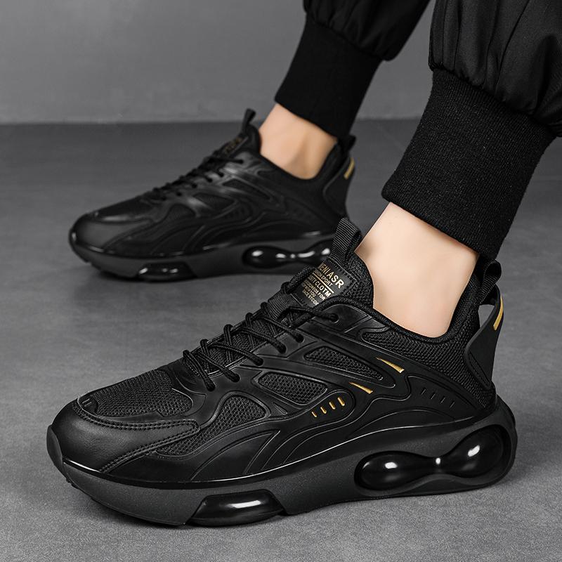 

Модные мужские осенние кроссовки, мокасины с круглым носком, повседневные кроссовки, мужская повседневная обувь, модная парусиновая нескользящая, мягкая и удобная обувь для отдыха 44 чёрный