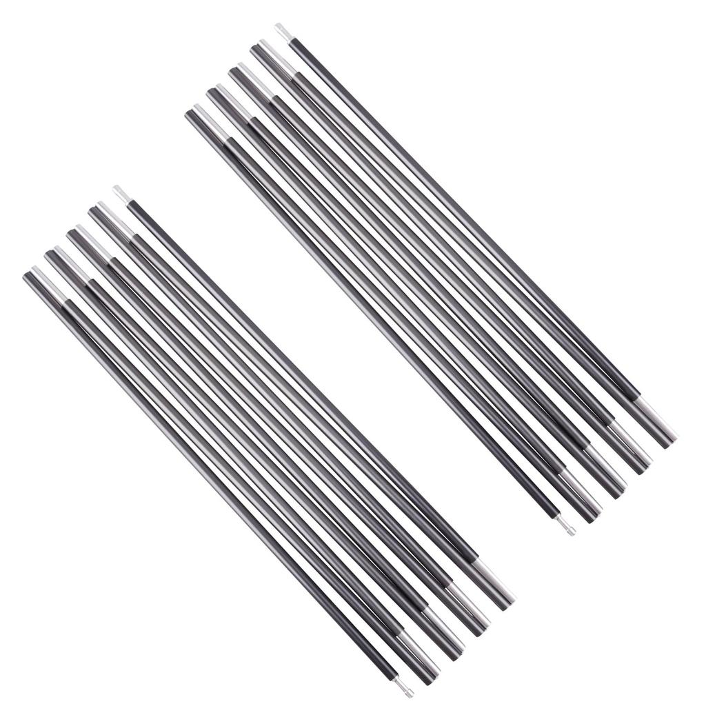 Azarxis Lightweight Aluminum Replacement Tent Poles for Tent for Camping and Outdoor Use of Frames, Corrosion-Resistant, (Set 2)
