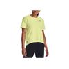 Under Armour UA Text Print Short Sleeve T-Shirt Women Tops Mottled-Green 1376743-391