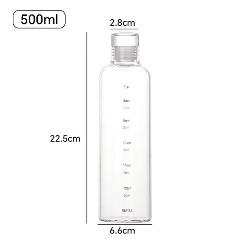 Shangqi Time Marked Borosilicate Glass Cups