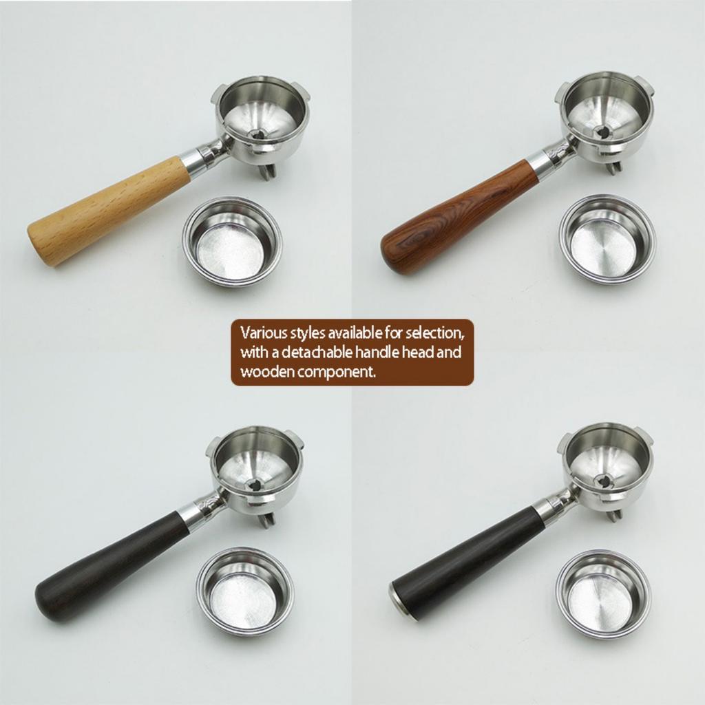 58mm Espresso Machine Wood Handle Coffee Machine Part for Enhancing Coffee Making Experience and Ergonomic Designs