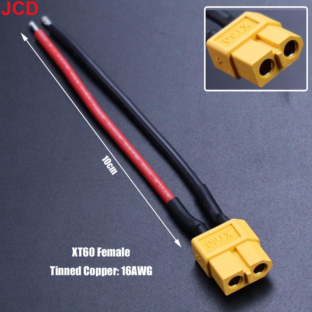 

XT60 Battery Male Female Connector Plug with 12/16AWG Silicone Wire Cable For RC Airplane Lipo Battery ESC FPV Drone Car Boat