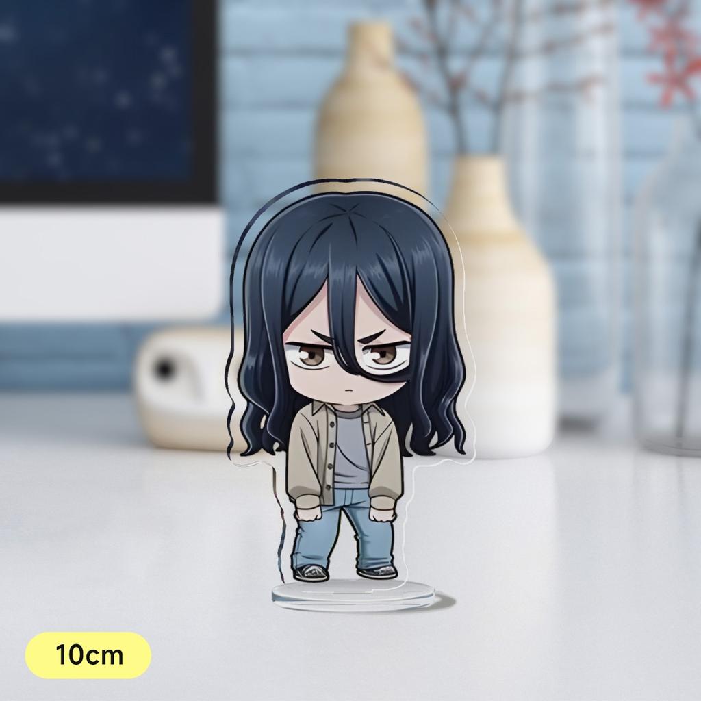 Anime Wind Breaker 10cm Acrylic Stand Sakura Haruka Yukai Akihiko Su Fang Q Version Mini Figure Model Plate Gift