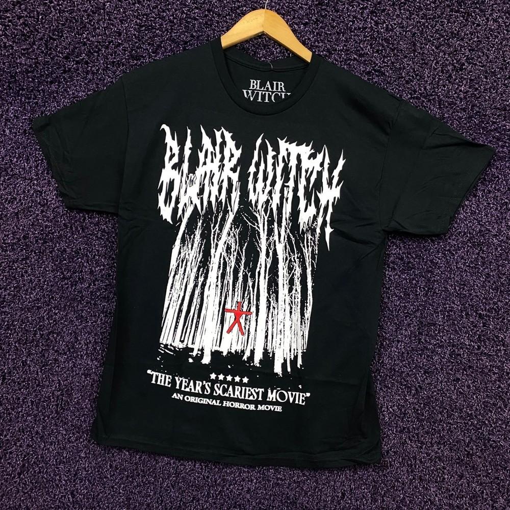Blair Witch Project Double Sided Horror Tshirt size Large Unisex T-Shirt S