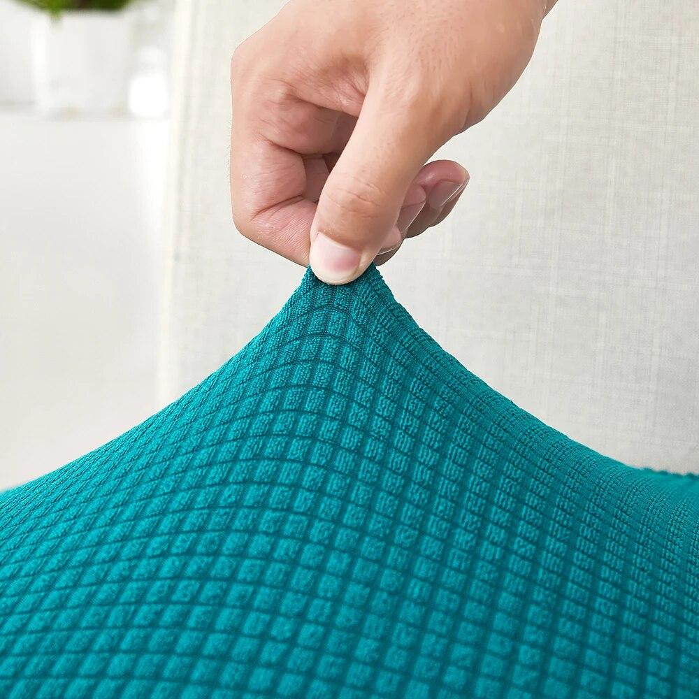 Waterproof Dining Chair Cover Easy Fitted Stretch Jacquard Bar Stools Seat Cover Furniture Protector Ceremony Banquet Holidays