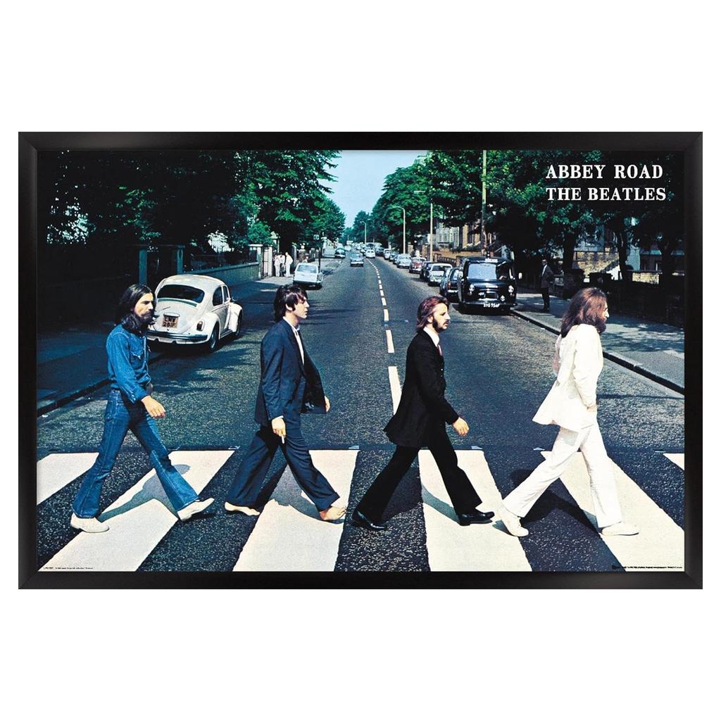 The Beatles Abbey Road Gerahmtes Poster
