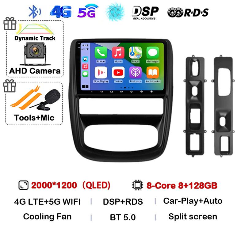 Android 14 Carplay Auto Car Radio For Renault Duster 1 2010 2011 2012 2013 2014 2015 Multimedia Video Player GPS 360 Camera 4G