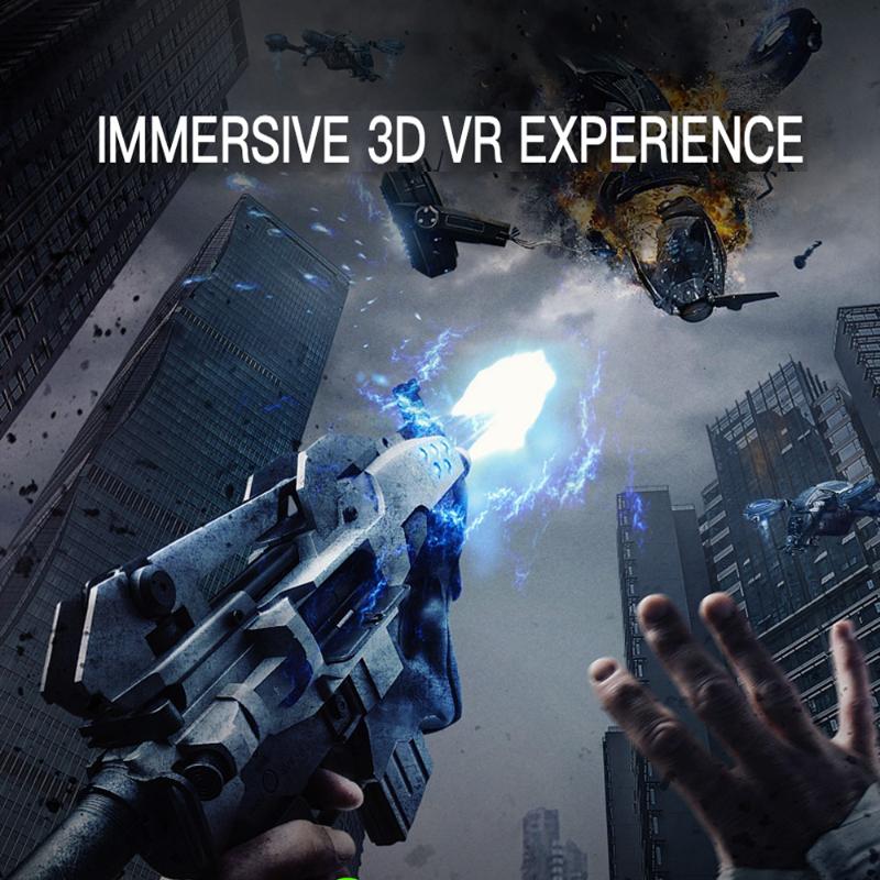 VR 3D Glasses, Head-mounted Virtual Reality VR Glasses for Immersive Video Game Experience, Suitable for Smartphones