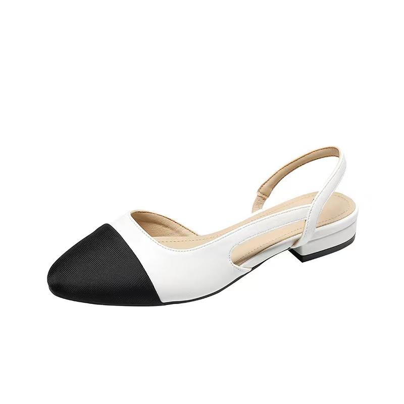 2025 All-match Flats Women‘s Sandals Non-Slip Soft Leisure Shoes Mixed Colors Comfort Low Heel Femme Thick Bottom Designer Shoes