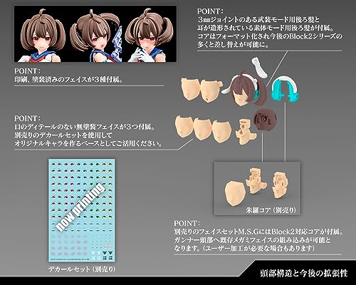 Kotobukiya Megami Device BUSTER DOLL Gunner, 1/1 scale plastic model, approximately 160mm tall