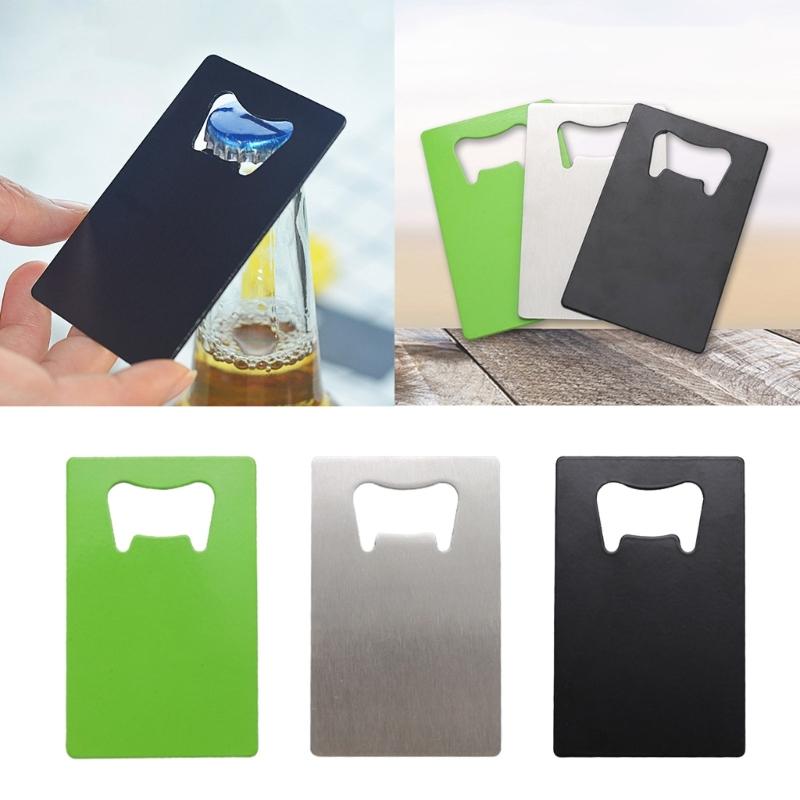 Credit Card Bottle Opener Stainless Steel Beer Bottle Opener for Your Wallets and Shirt Pocket Wedding Bridesmaids Favor