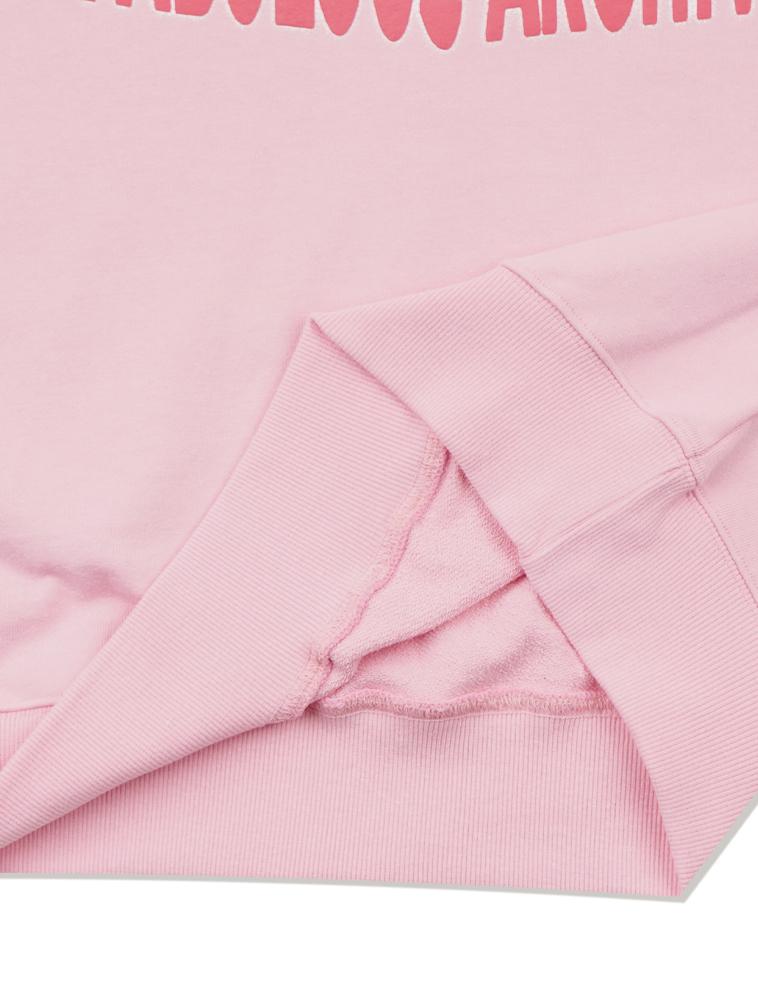 LA MAISON STUDIO Unisex Bear Friends Big Logo Regular Fit Sweatshirt Pink (Fcf1Ts325M)