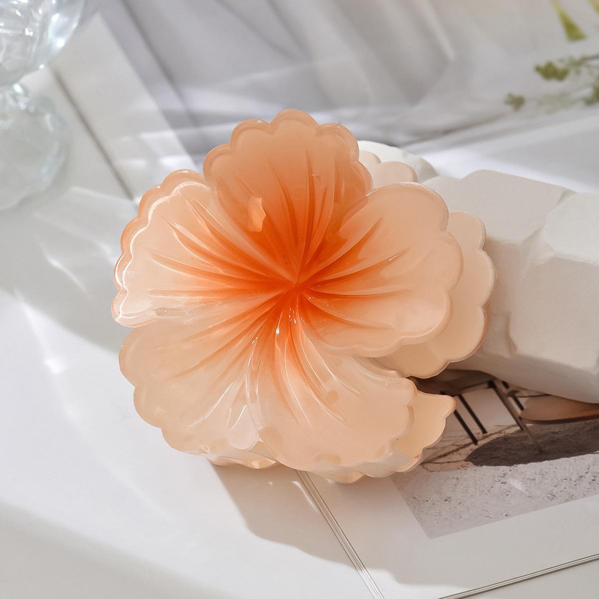 

Градиентный Цветок Акриловый Зажим-Краб для Волос для Женщин Милые Заколки-Клешни Краб Зажим Заколки Гавайские Головные Уборы Аксессуары