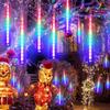 30/50cm Solar LED Meteor Shower Rain Lights Holiday String Lights Waterproof Garden Light Christmas Wedding Decoration