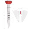 4pcs Golf Adjustable Height with Angle Identification Golf Stud Golf Sports Equipment Accessories Outdoor Sports Equipment