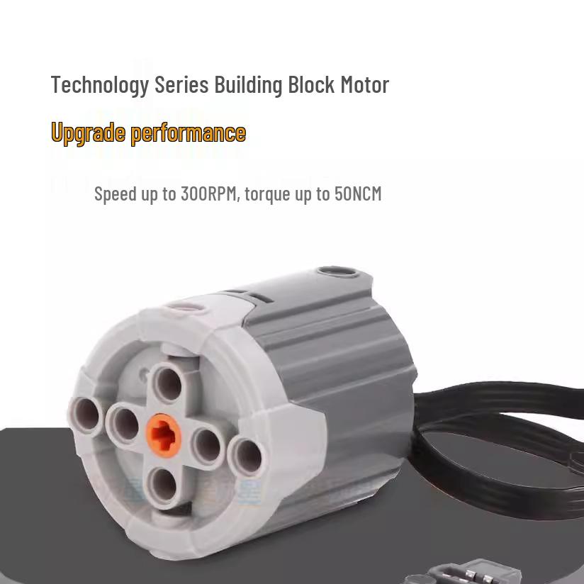 MOC Technické kostky kompatibilní s Lego: Power Group XL Motor & Lithium Battery