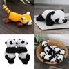 Panda Raccoon Plush Toy With Magnetic Attachment For Kids And Gifts