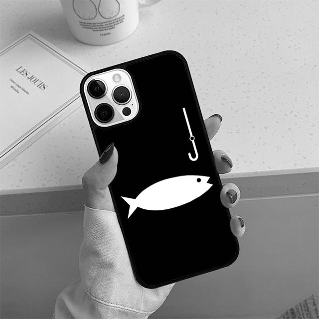 Fish Fishing Carp Phone Case For iPhone 17 Air 14 15 16 13 12 Cover For Apple 14 15 16 Pro Max Plus Coque