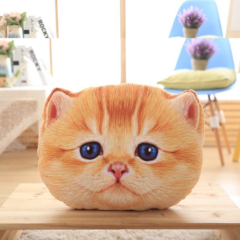 Crystal Velvet Pillow, Sofa Cushion, Removable Washable Pillow, Cartoon Simulation Cute Kitten Pillow, Plush Velvet Pillow,Sofa Decoration