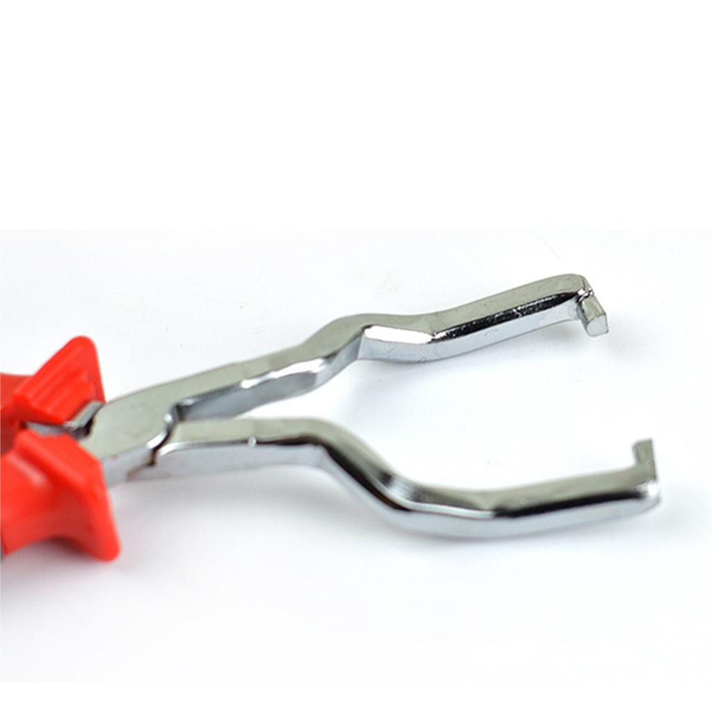 Fuel Petro Line Plier Anti Slip PVC Handle Alloy Steel Red Pipe Disconnect Removal Plier for Car