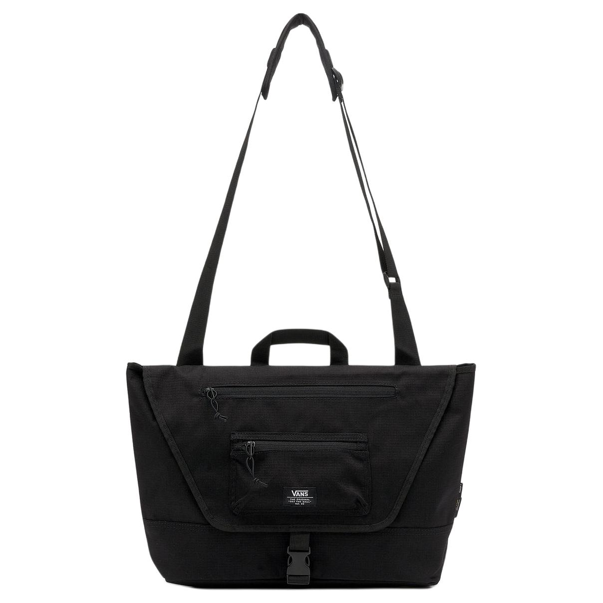 Vans Logo Large Capacity Shoulder Bag Unisex Shoulder Bag Black VN000J0YBLK1 Black