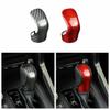 Red/Black Pure Carbo Fiber Gear Shift Knob Cover For Lexus ES 2015 2016 W/ Tape