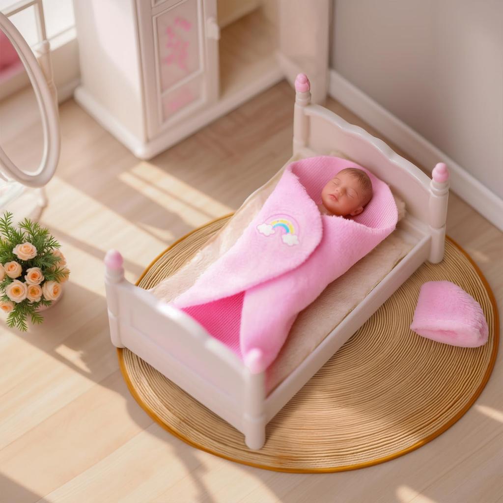 3 Inch Silicone Baby Doll Realistic Newborn Model For Photography Props And Teaching Aids