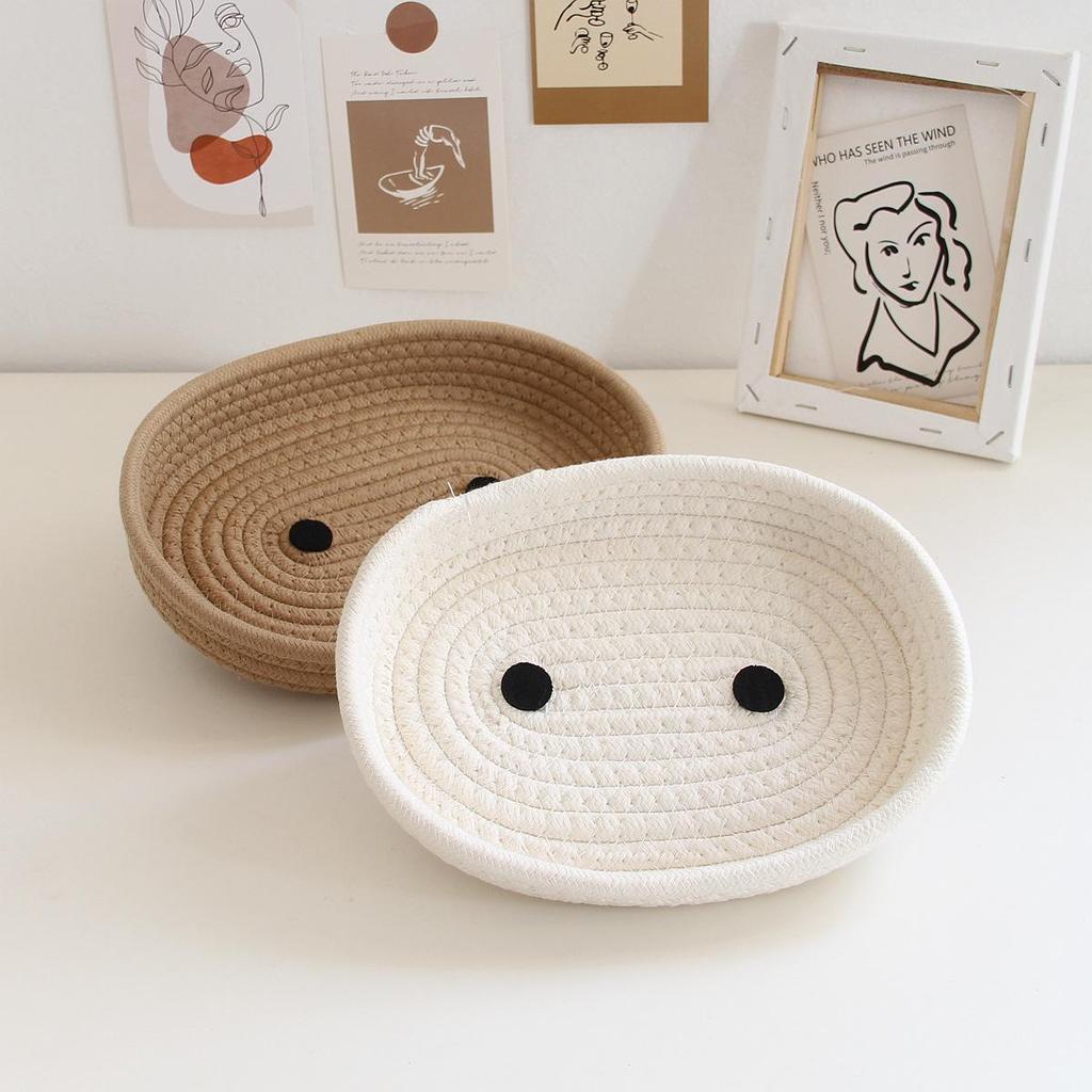 Desktop Dustproof Cotton Storage Box for Phones, Cosmetics, Snacks, Needle & Thread
