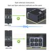 WLGQ ATX 6-pin Standard Reverse Type GPU Power Adapter, ATX Female-Male with 180-degree Angle for Desktop Graphics Cards