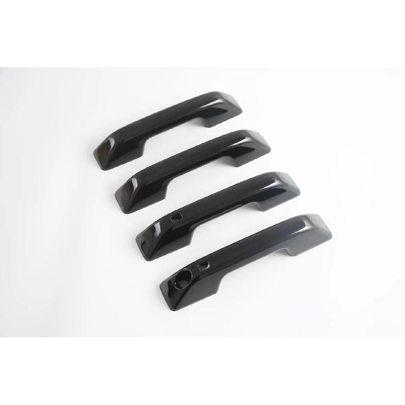 For BYD SHARK 2024 2025 2026 RHD ABS Chrome Carbon Black Door Handle Cover Door Bowl Frame Trims Sticker Car Styling Accessories
