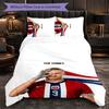 Biancheria da Letto a Tema Erling Haaland Set 3 Pezzi Copripiumino Biancheria da Letto Decorativa Per Stanza Adolescenti Decorazione Casa