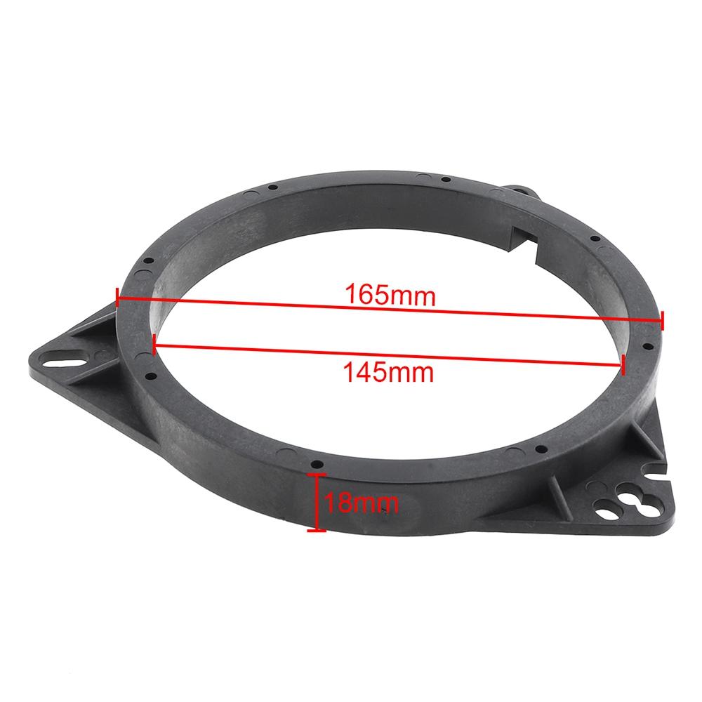 R2-2PCS 6.5 Inch Car Horn Gasket Solid Speaker Washer Adapter Bracket Suitable For Toyota Corolla Nissan Qashqai