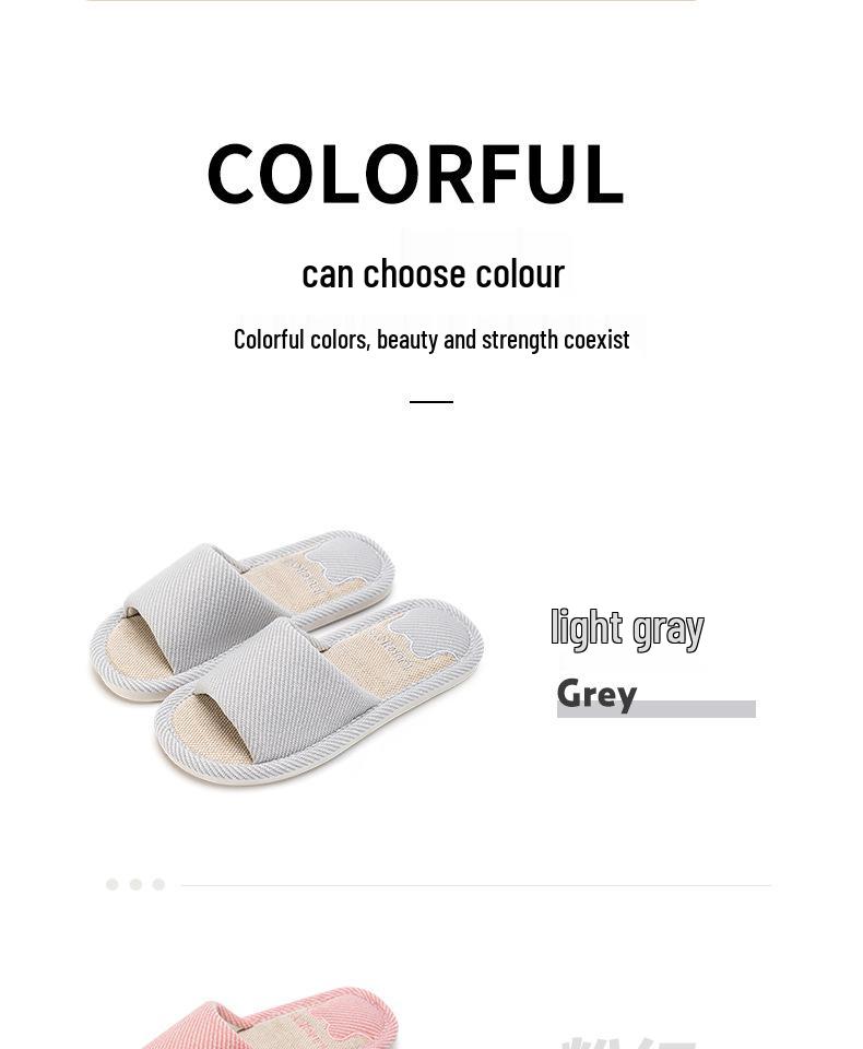 2025 Women's Cotton-Linen Slippers: Non-Slip, Silent, Indoor/Outdoor Comfort for Spring, Summer, and Autumn