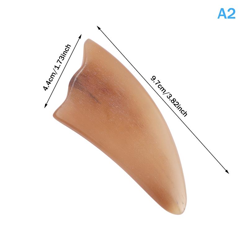 

Face Scraping Massage Tool Horn Scraper Comfortable Circulation Stimulating Body Scraping Board Lightweight Portable A2