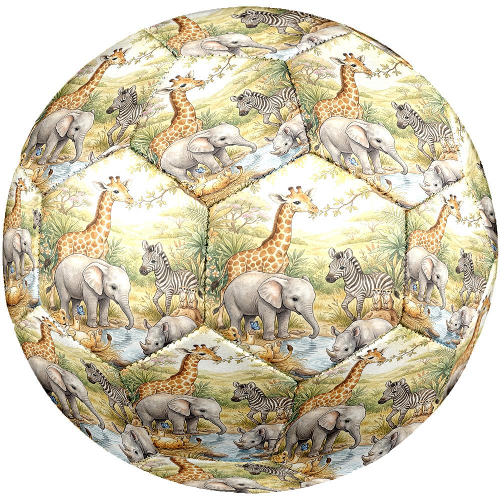 1pc Safari Animal Theme Soccer Ball Football, Size 5, Lightweight PVC, Outdoor Training Soccer Ball,Gift c6560
