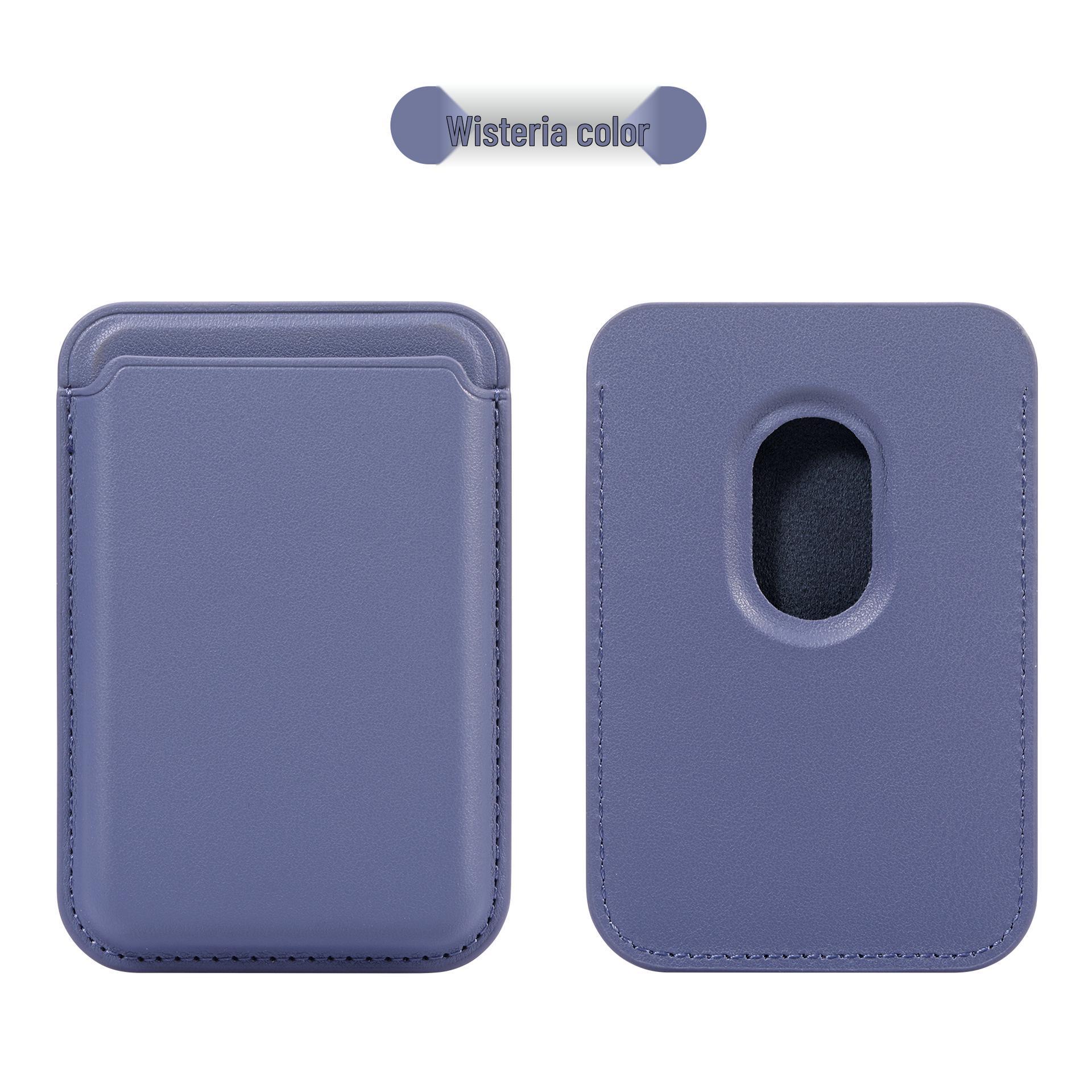 Кожаный картхолдер MagSafe для iPhone 17/16/15 - Прочный магнитный чехол 13 N52 magnets・bagged