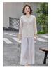 2026 Elegant Chinese Style Summer Cardigan for Middle-Aged & Elderly Women