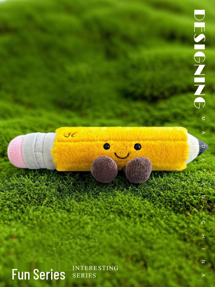 Coconut Doll Pencil Ruler Plush Toy & Teddy Bear Pencil Case - Children's Gift.