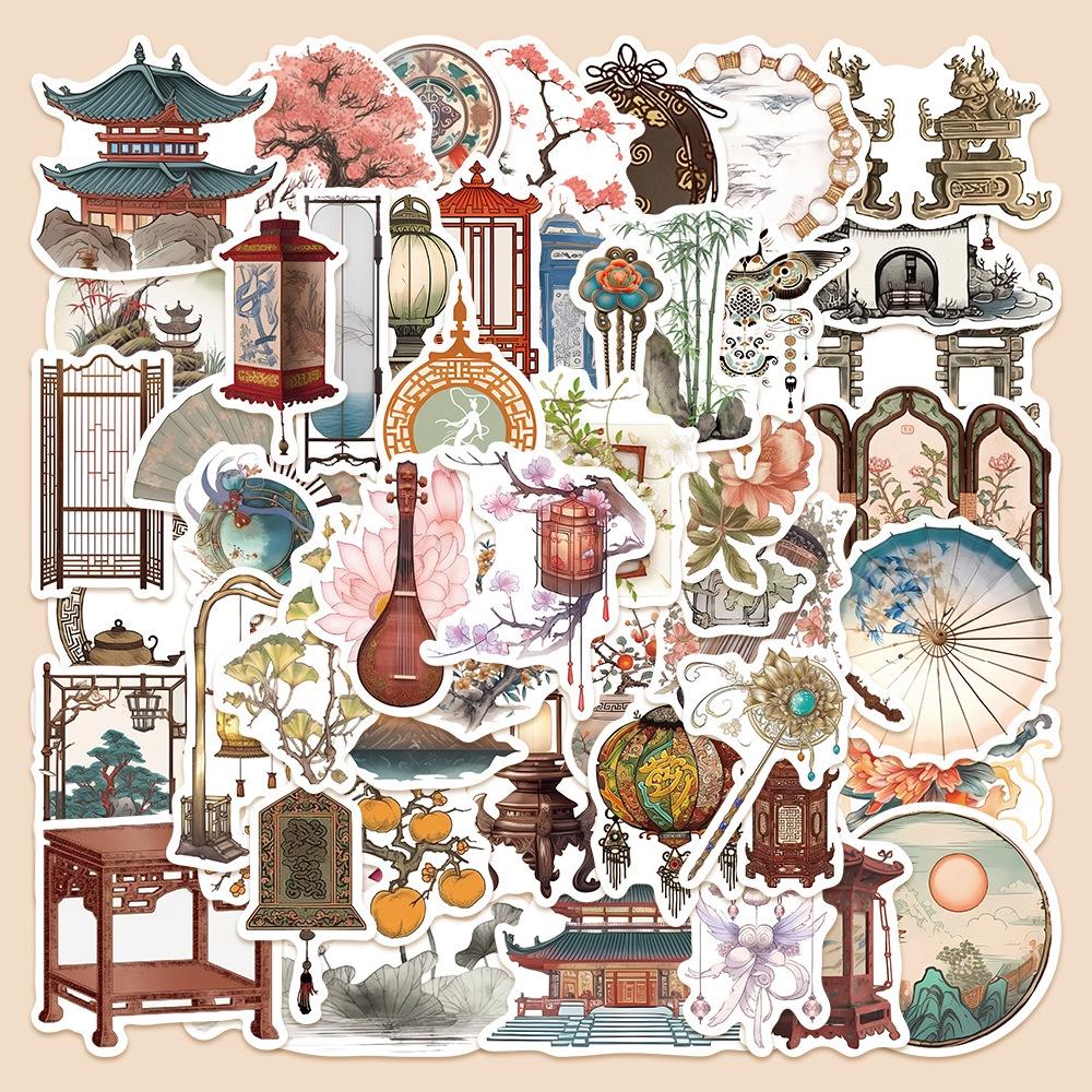 50diy Waterproof Stickers For Adding A Touch Of Vintage Charm To Your Gadgets