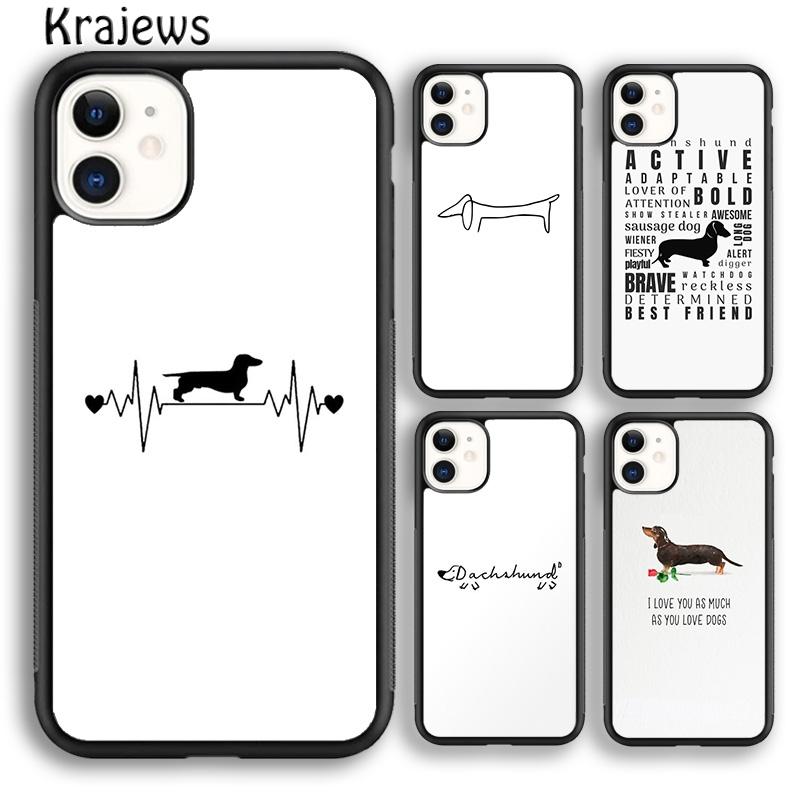 Dachshund Sausage Art Phone Case Cover For iPhone 17 Air 16 15 14 Plus 12 13 Pro Max Coque Shell Fundas