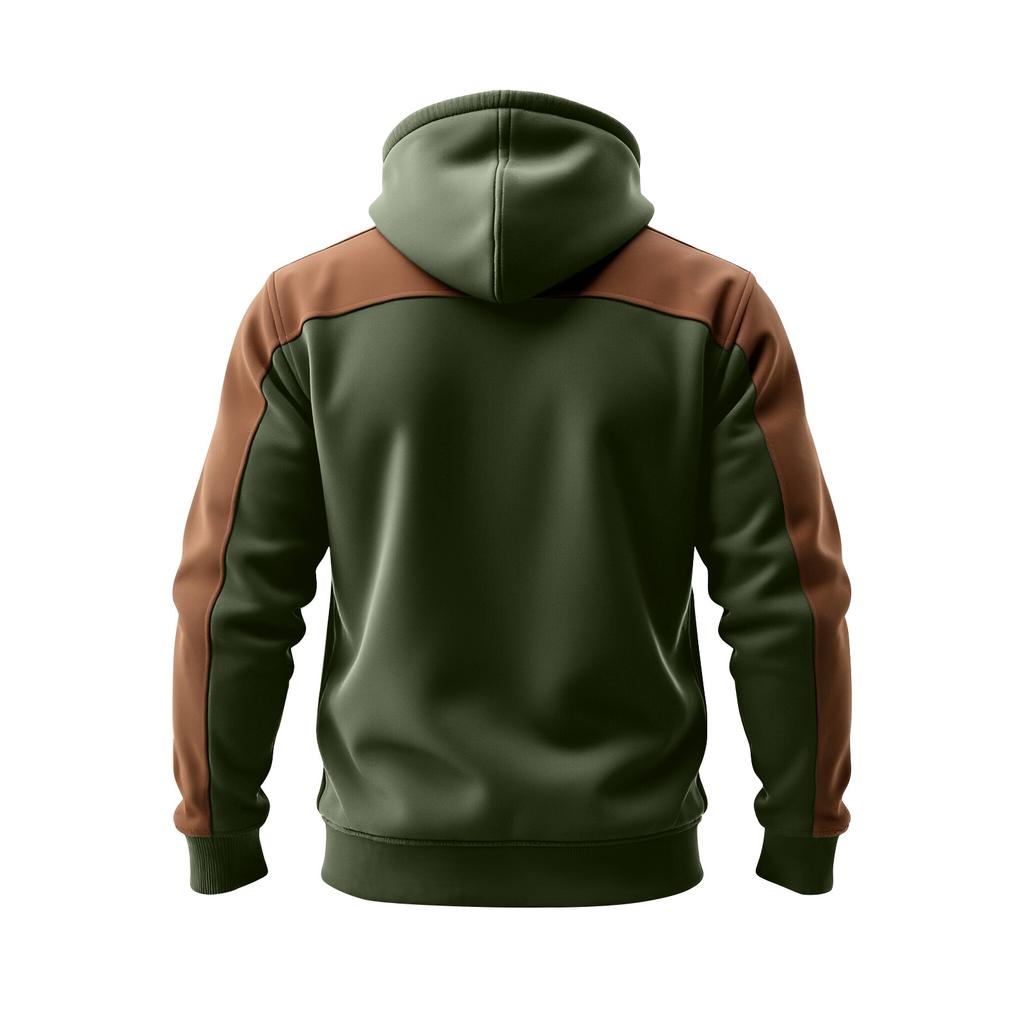 Men's Colorblock Sweatshirt Hoodie Men's Sports Large Size Casual Sweatshirt