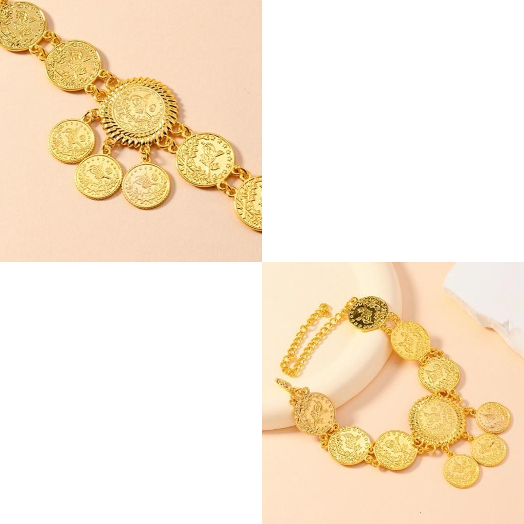 

Stylish Coin Ankle Chain Adjustable Ankle Bracelet Stylish Foot Jewelry Everyday Wear Anklet Suitable for Women China Mainland