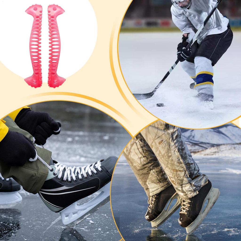 Skate Guards Figure Skating 1 Pair Soft Elastic Portable Lightweight Supplies Ice Skating Soakers for Youth Adult Snow Winter