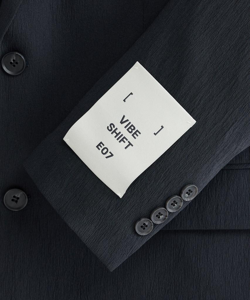 Stco [Summer] Vibe Shift Crease Effect Blazer_Black (Oversized)_Sejxb33Osb