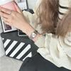 Dropshipping Brand Minimalist Temperament Small Dial Square Quartz Watch Female Student Steel Band Wristwatch Relogio Feminino